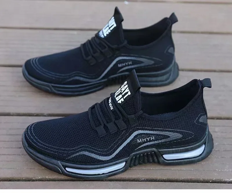 Herrenschuhe zum Hineinschlüpfen, modische Turnschuhe, Sport-Laufschuhe für Herren, atmungsaktiv, für Fitness-Training, Walking, Tennisschuhe, rutschfeste Workout-Flats – Detail 11