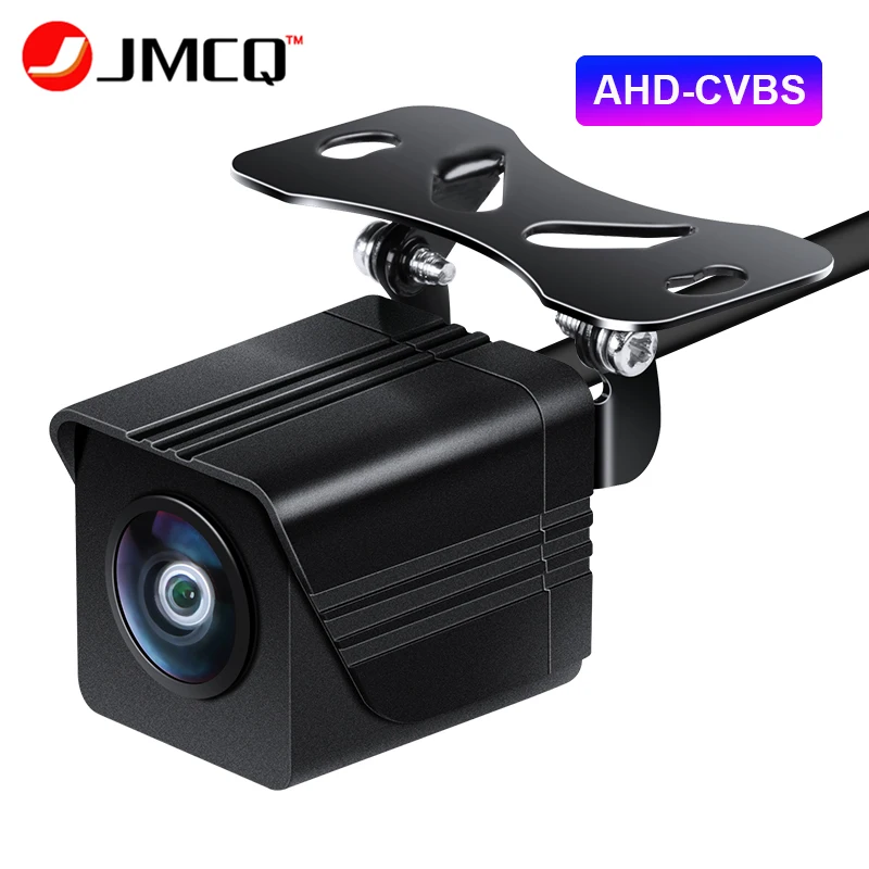 

JMCQ Car Camera AHD/CVBS 5V - 24V 170° Vehicle Reverse View Camera Night Vision IP68 Waterproof Universal Fisheye Lens