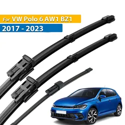 Erick's Wiper LHD Front & Rear Wiper Blades Set For VW Polo 6 AW1 BZ1 2017 - 2023 Windshield Windscreen Window 26