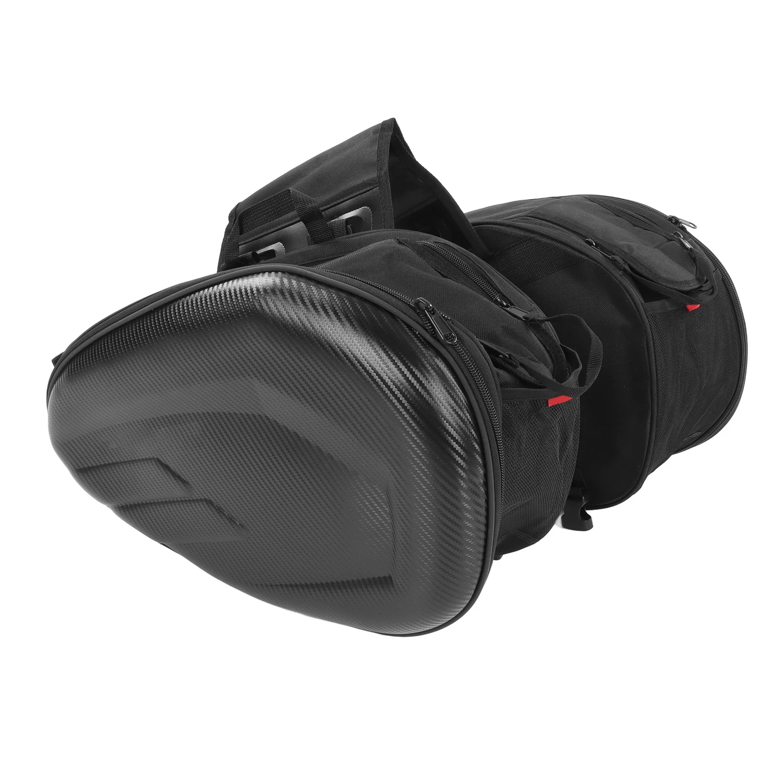 Motorcycle Saddle Bag 600D Oxford Cloth Large Capacity Multi Purpose Side Bags Carbon Fiber Style OEM Replacement Heavy Duty Nyl