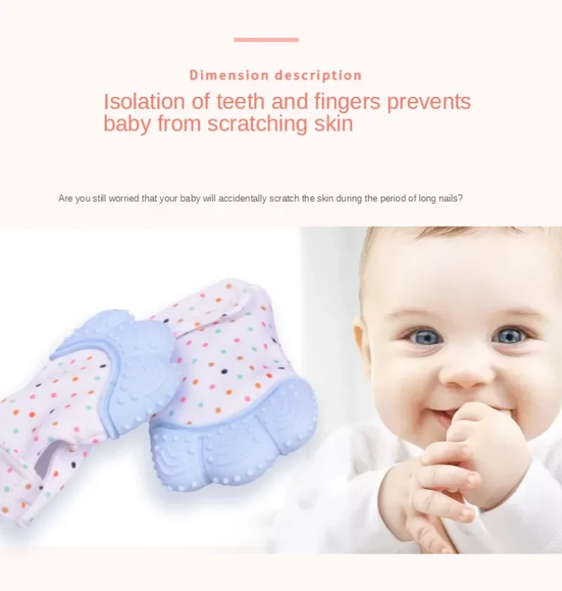 

Newest Baby Prevent Bite Fingers Nails Glove Children Infant Anti Biting Eat Hand Protection Gloves For Toddle Kids Harmless Set