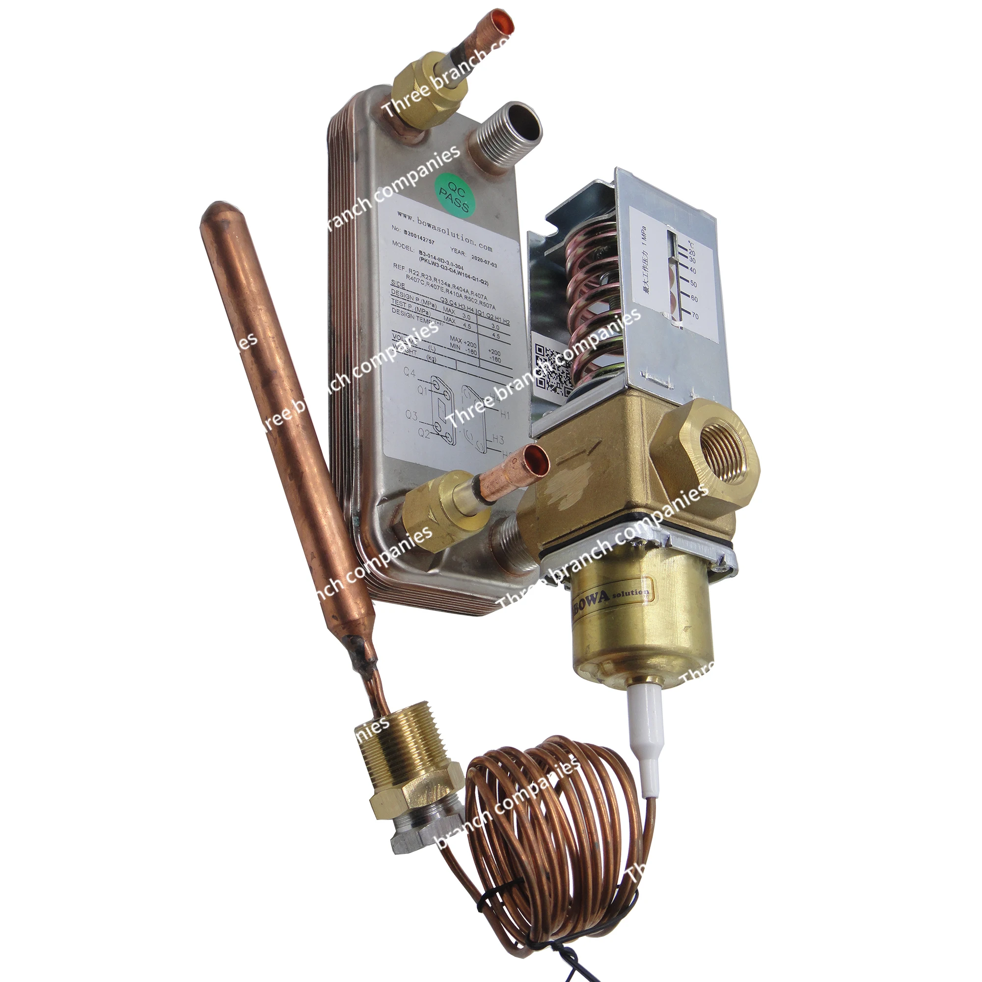 

800K heat pump heat exchanger for water heater utilization 0 heat saving