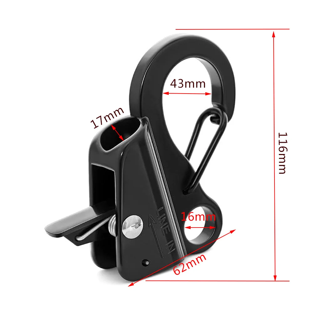 304 Stainless Steel Boat Fender Clip 3/8 5/8 inch 100 116mm Quick Release Bumper Boat Anchor Hook for Docking Yacht Fitting