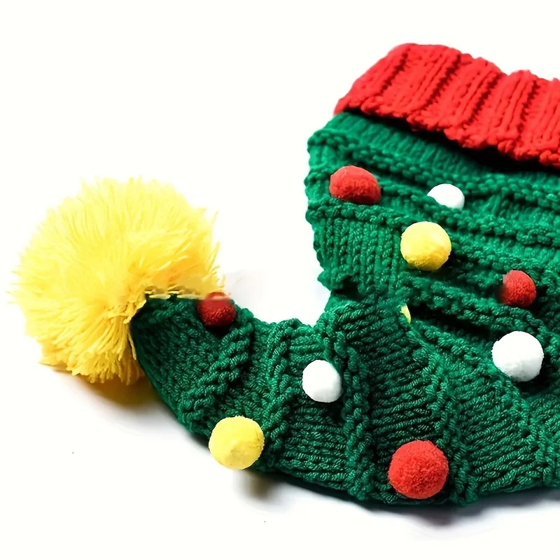 قبعة بنمط شجرة عيد الميلاد الجديدة للرجال في الهواء الطلق