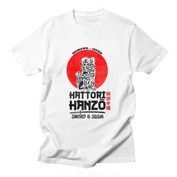 Quentin Tarantino Samurai Okinawa Japan Japanese Movie Hattori Hanzo Men Tees T-Shirts COOL Casual Apparel Fashion