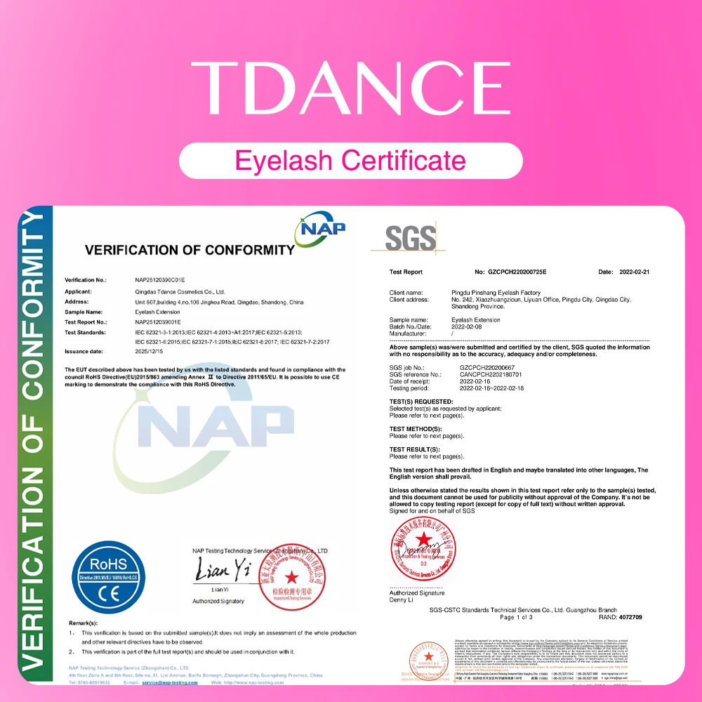 TDANCE Comic Lashes Einzelne Natürliche C D 0,07MM Künstliche Wimpern Superweiche Feder-Wimpern Schmale Vorgefertigte Spire-Form Wimpern – Detail 6