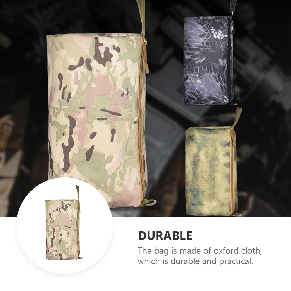 

1Pcs Fitness Oxford Cloth Storage Bag Outdoor Hiking Travel Sundries Handheld Pouch Large Capacity Multipurpose Organizer