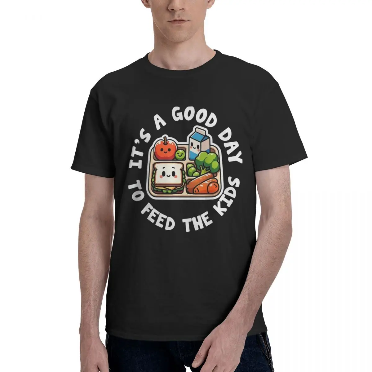 Cute Kids Lunch Box Movement Tshirt Fitness Title Classic Vintage Eur Size