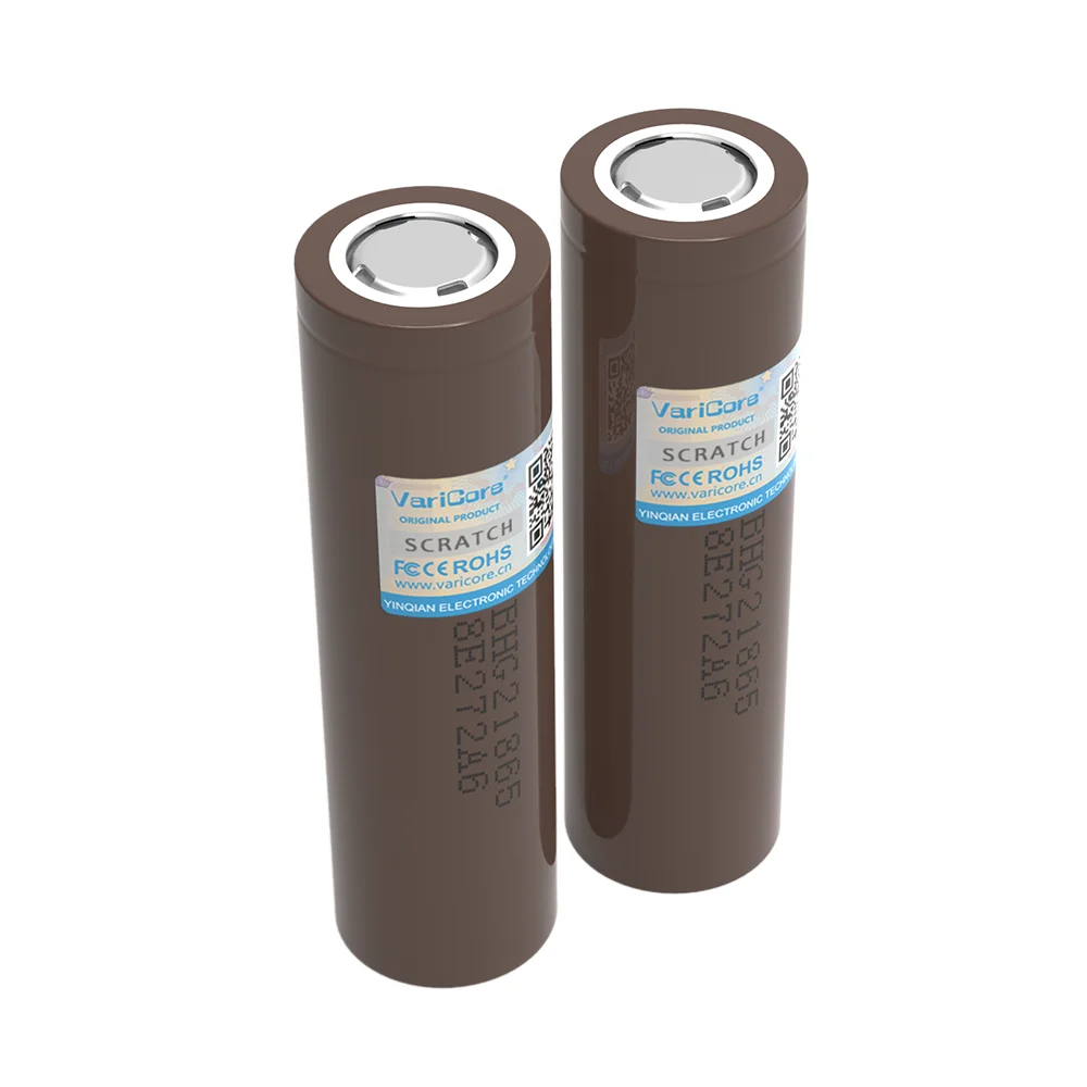 Hot VariCore new HG2 18650 3000mAh battery 18650HG2 3.6V discharge 20A dedicated For hg2 batteries Flat head + DIY Nickel