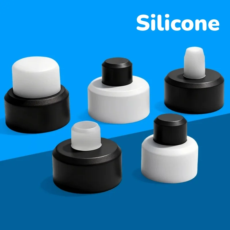 High Temperature Resistant Soft Silicone Plugs Solid Round Sealing Protection Stoppers Shock-Absorbing And Non-slip