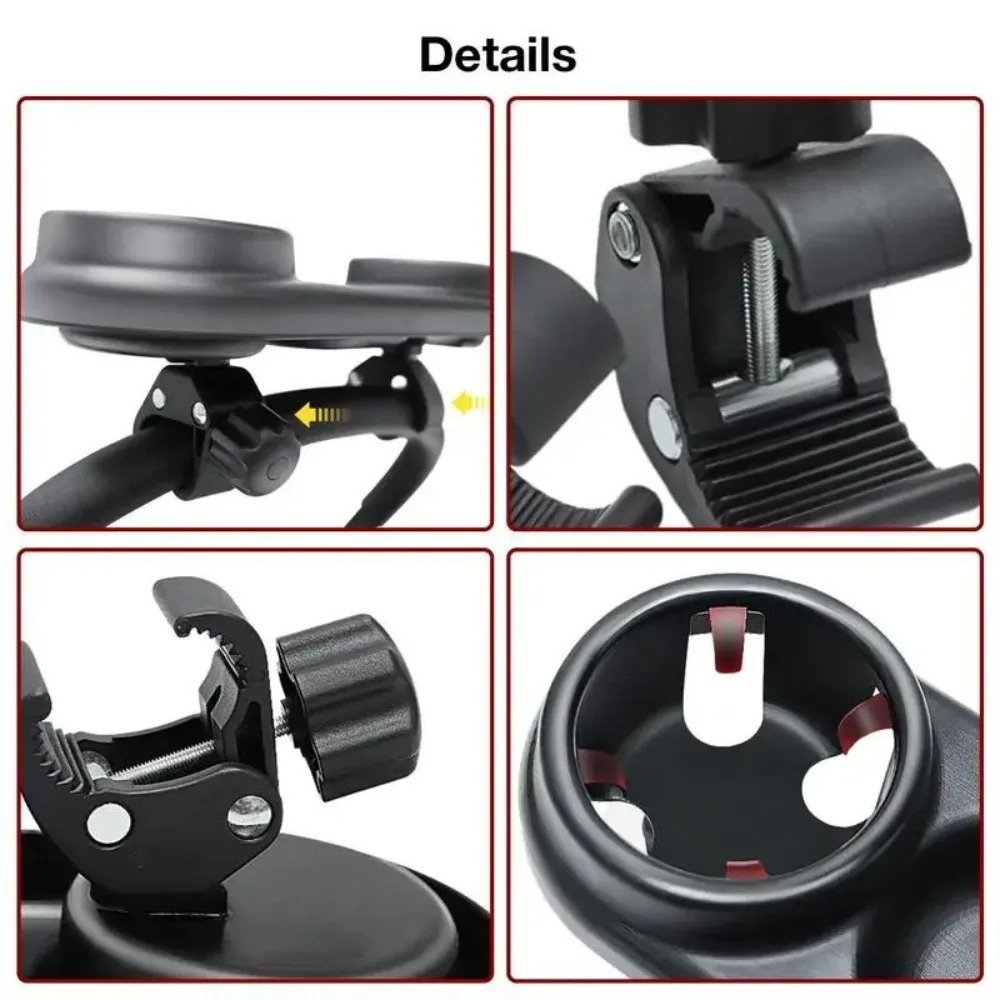 Easy Disassembly Cup Holder Tray Compartmentalised Armrest Meal Tray Stroller Tray Strong Load-bearing Cup Holder For Snack