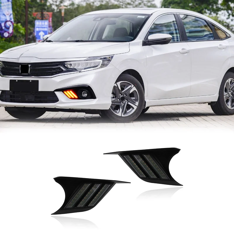 

Gobison Led Daytime Running Lights With Yellow Turning Signal Lights for HONDA ENVIX Foglight