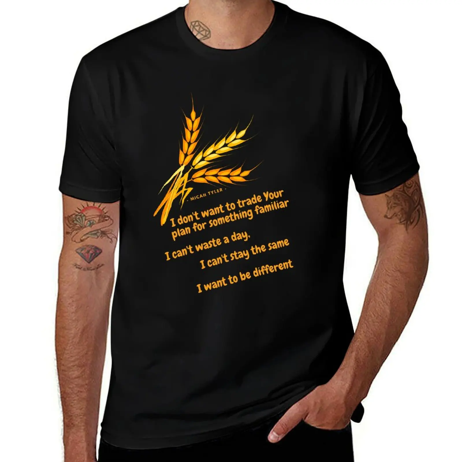 Micah Tyler - Different T-Shirt Big and Tall Short Sleeve Tee T-Shirt