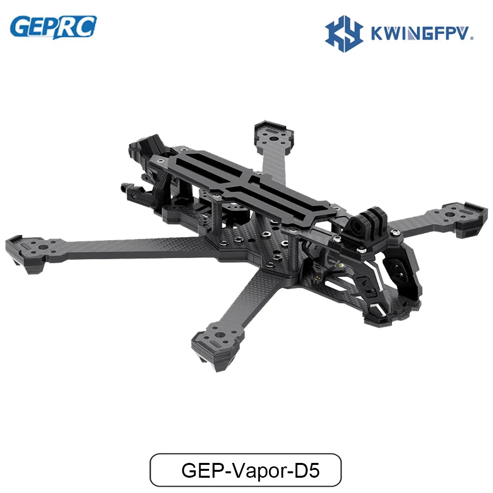 GEPRC GEP-Vapor-D5 Frame for Freestyle RC Quadcopter Freestyle Drone Vapor Drone Carbon Fiber Frame DIY RC FPV 5 Inch Gep Frame