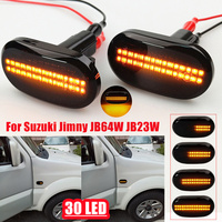 Upgrade Appearance Dynamic LED Side Marker Turn Signal Indicator Repeater Light For SUZUKI JIMNY JB64W JB74 JB23 JB64 1999-2019