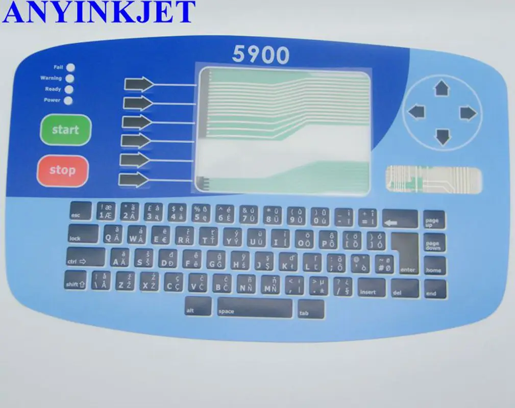 for Linx 5900 keyboard membrane keypad display