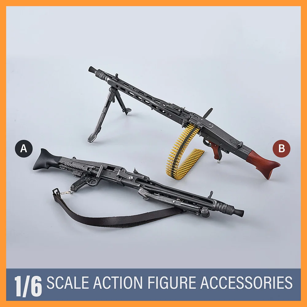 

ZYTOYS ZY2040 1/6 MG42 Generic Machine Gun Model Soldier Scene Props Pistol Model Accessory Fit 12'' Action Figure Body Doll Toy