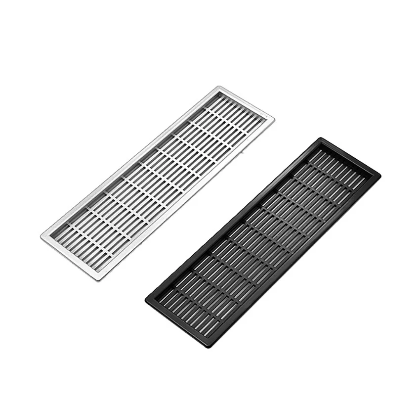 Plastic Rectangular Air Vent Breathable Grille Ventilation Mesh Cover Closet Shoe Home Decor Cover Mesh Hole Louver Wardrobe