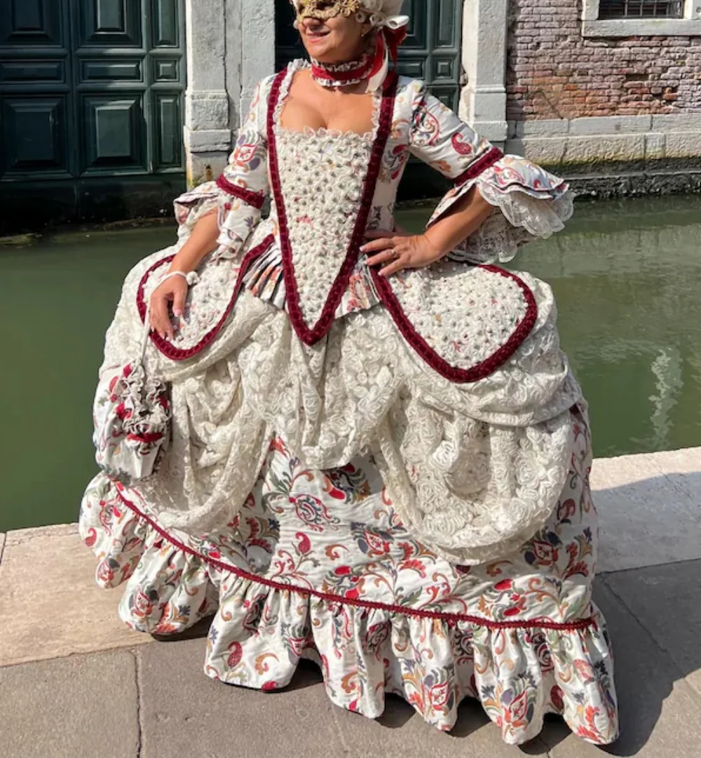 

Robe A La Francaise French Queen Marie Antoinette Ball Gown Victorian Renaissance Royal Noble Tea Party Rococo Lolita Dress