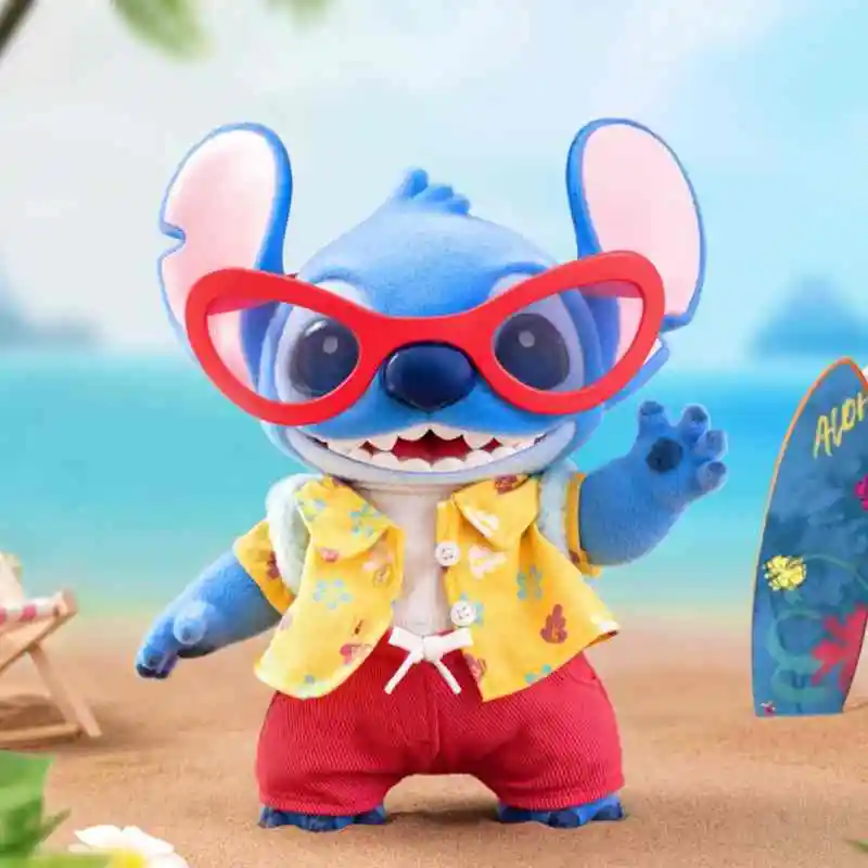 

New Hello Stitch Summer Collection Cute Vinyl Handheld Model Decorative Ornament Collection Children's and Girls' Surprise Gifts