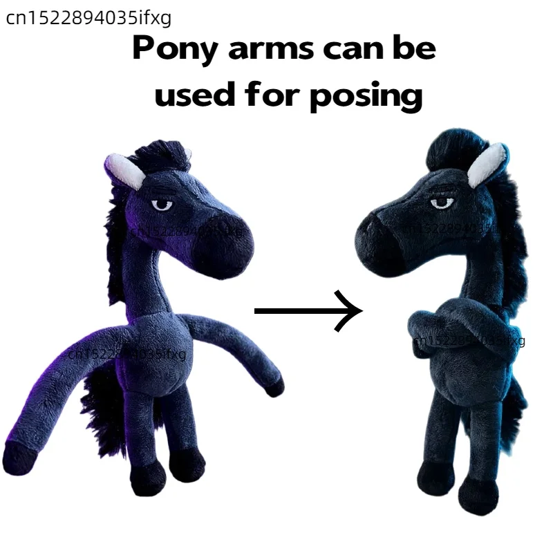 الأحمر ملاحظة حار نمط جديد 2026 سنة الحصان التميمة أفخم قلادة عالية الباردة الظلام الحصان دمية حقيبة سيارة ديكور الأسرة صديق هدية #1