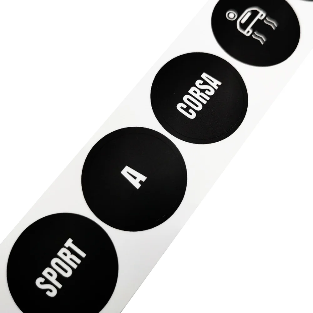 For Gear Selector Repair Black Gear Selector Decal Vinyl Construction Black Overlay White Lettering Reduced Light Penetration