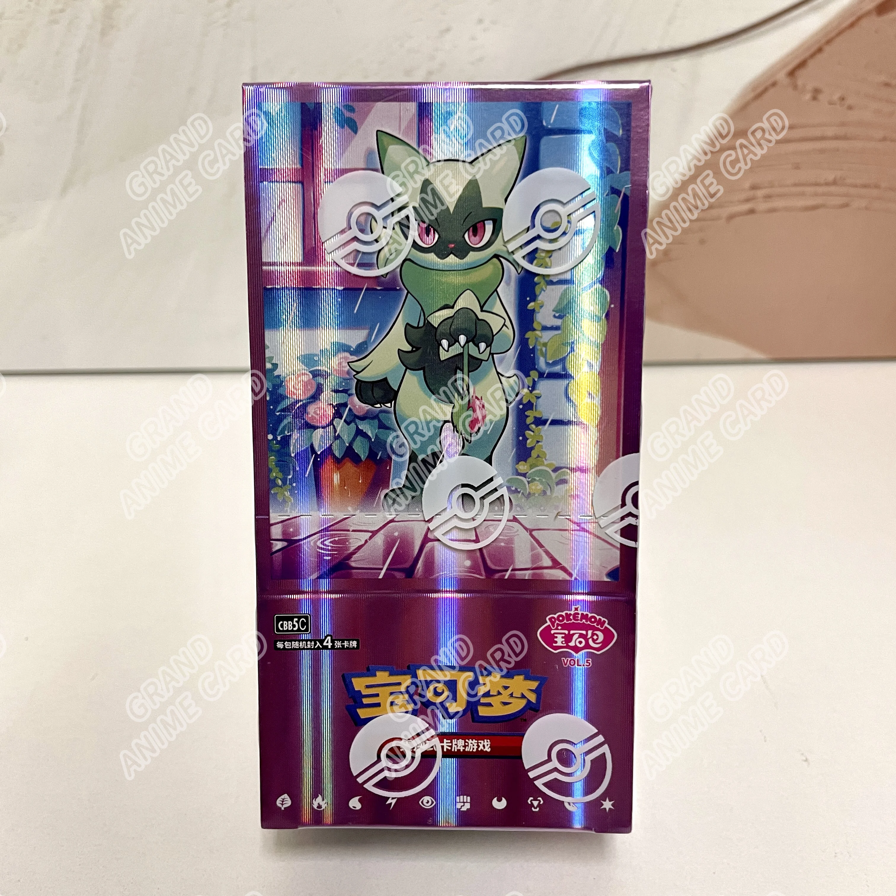 Nieuwe Originele Pokemon Kaart Scarlet & Violet 15.0 CSV67C Trading Ptcg Kaart Verzameld Dunne Doos Chinese Versie Speelgoed Cadeau