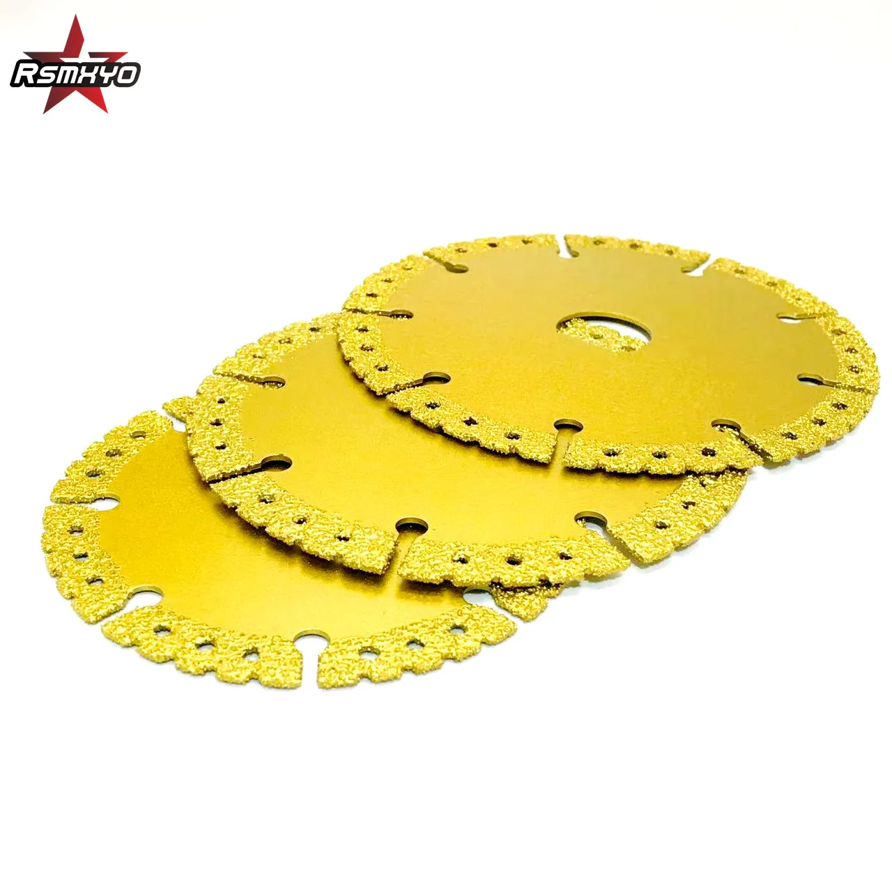 RSMXYO All Purpose Demolition Cutting Disc Vacuum Brazed Diamond Saw Blade For Steel Metal Stone Cast Iron Rebar Aluminum