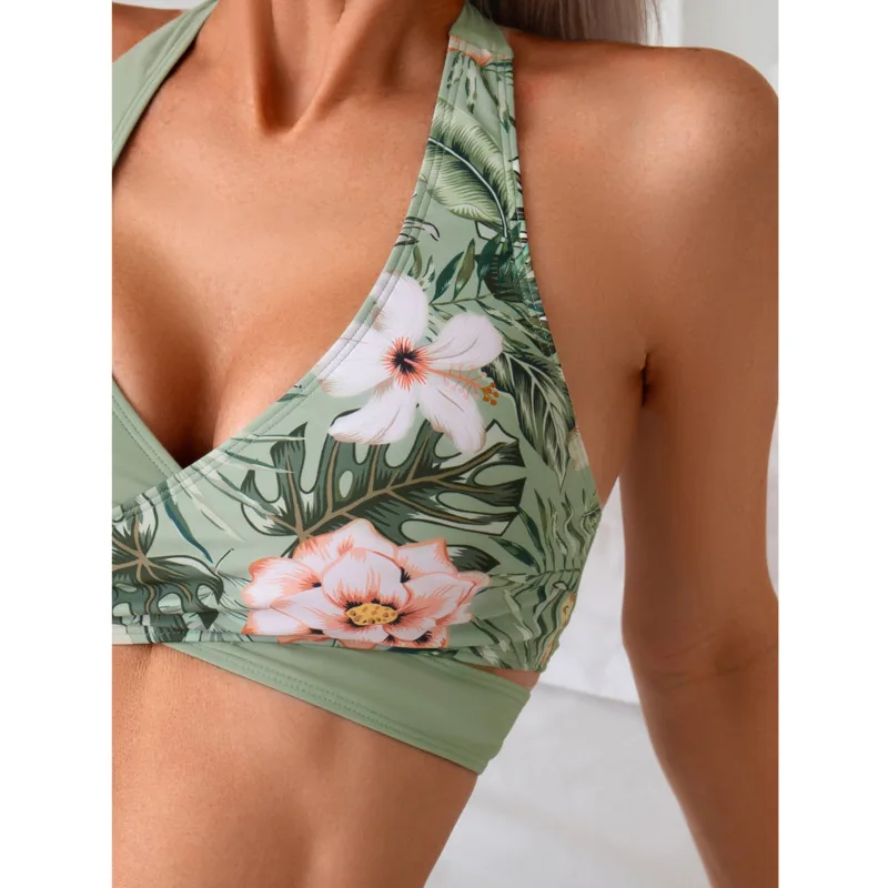 الأزهار مثير البيكينيات 2026 ملابس السباحة النسائية ملابس السباحة الإناث لملابس سباحة لباس سباحة البرازيلي مجموعة البكيني بحر بركة الاستحمام