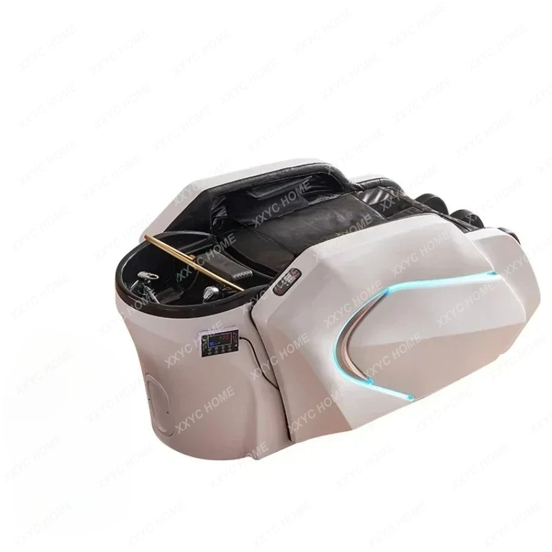 

Автоматическая электрическая интеллектуальная массажная кровать с шампунем для парикмахерской, тайская кровать для терапии головы с циркуляцией воды