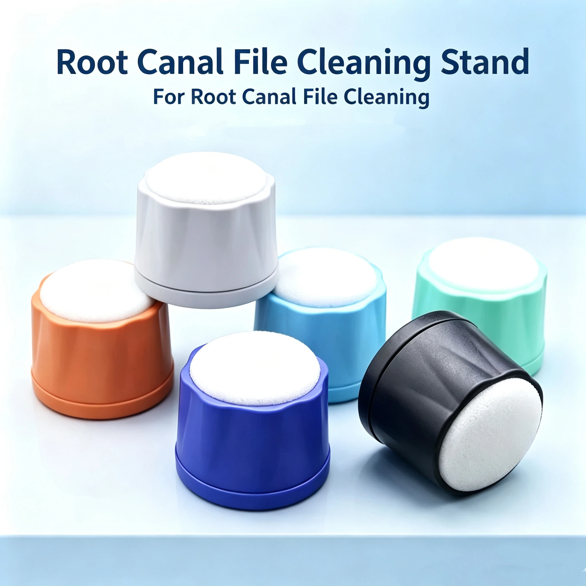 Dental Root Canal File Cleaning Table Sponge Root Canal Holder  Dental Material Accessory  Washing Box
