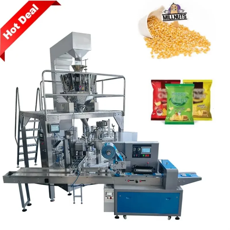 Custom Easy Operate Small Feed Bag Packing Machine, for Corn Silage Vacuum Puff Corn Oil Packaging