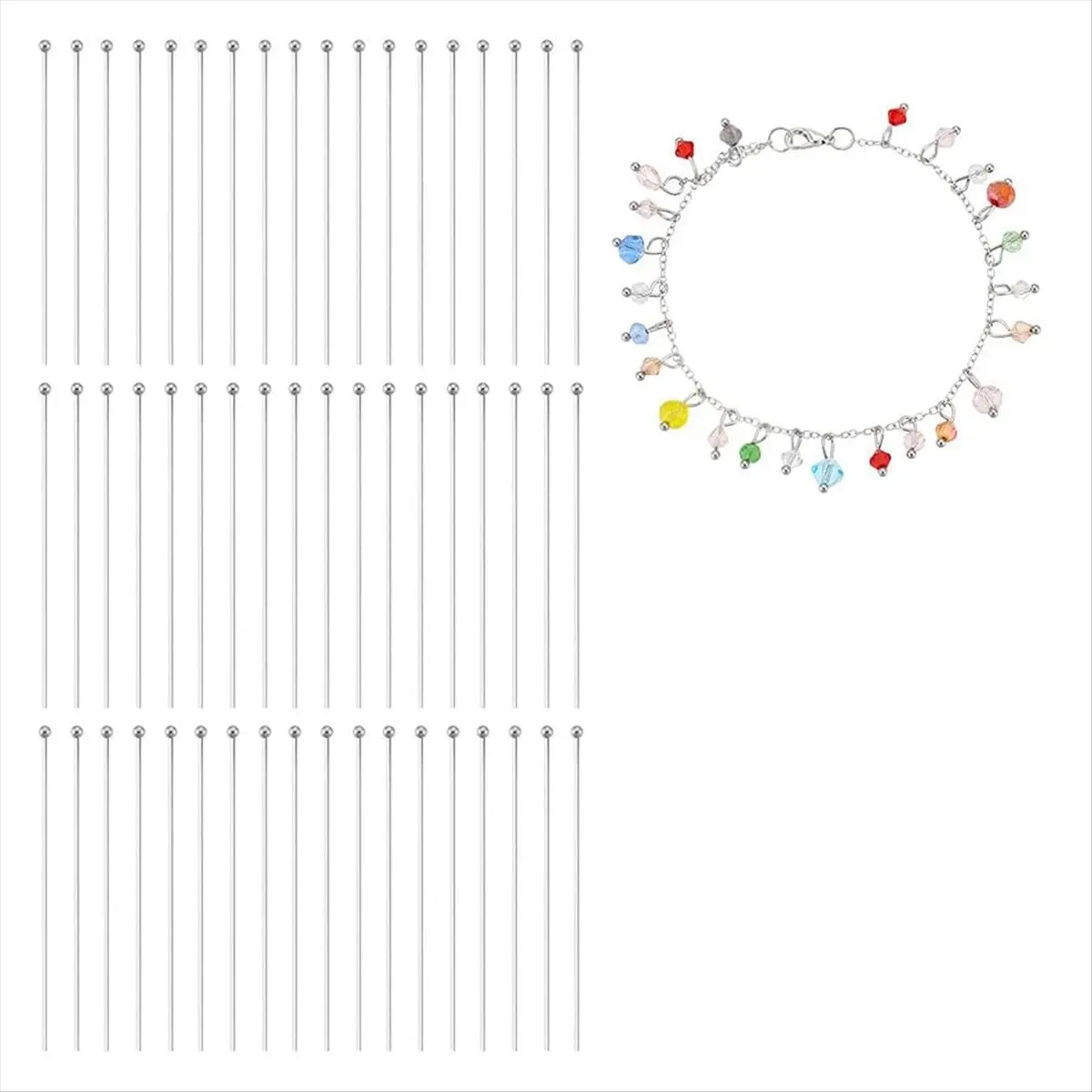 【coupon-】{0}304-stainless-steel-ball-head-pins-21-guage-jewelry-head-pins-bendable-headpin-for-earring-pendant-1000pcs-40mm
