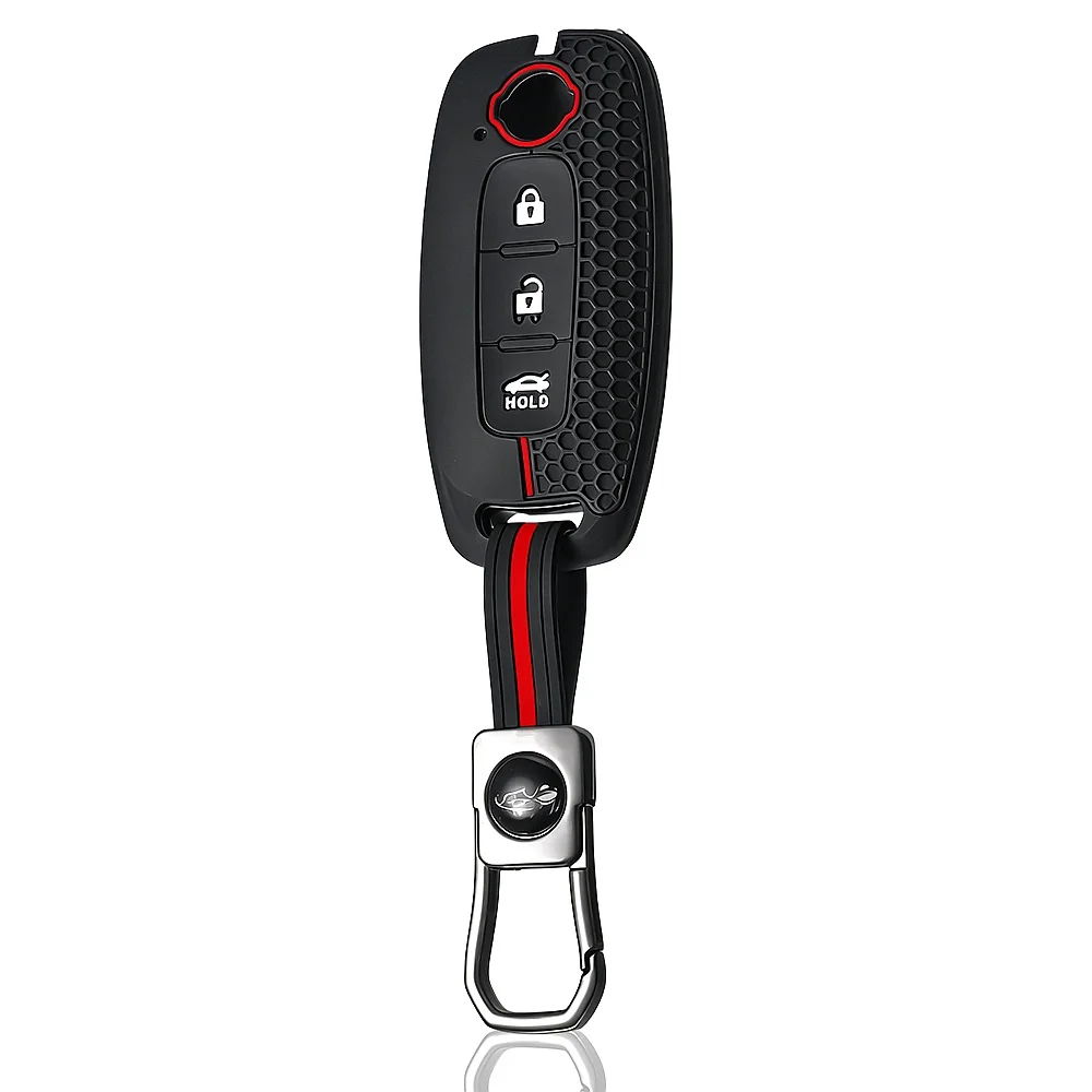 Silicone Key Fob Cover Case for Nissan Versa X-Trail T33 Serena Rouge Kicks Pathfinder Ariya Rogue 2023 Car Accessories