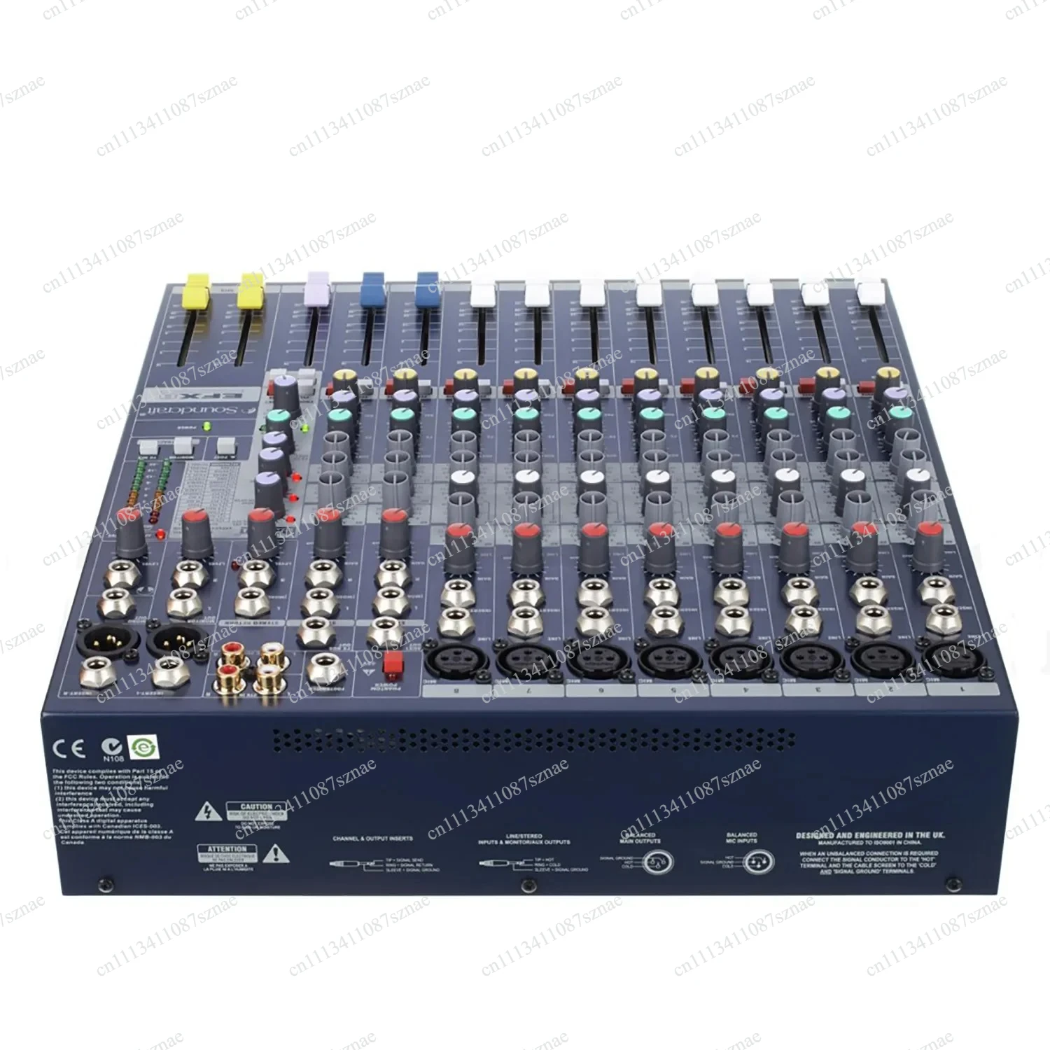 Upgraded Professional Mixing Console with Bluetooth Effects, EFX8/12/16 Channel for Digital KTV and Stage Performances