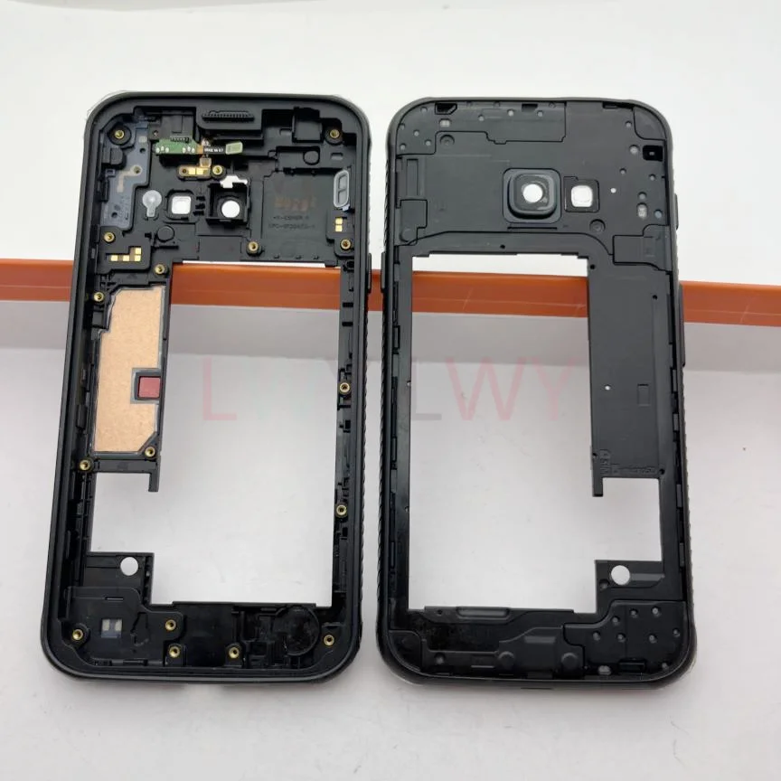 For Samsung Galaxy Xcover 4 G390 SM-G390F Middle Frame Platewith Camera Lens Buttons Replacement Parts Housing