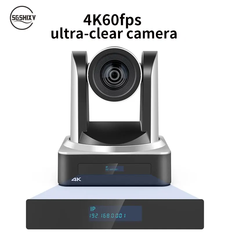 Cámara PTZ NDI con Seguimiento Automático por IA a 4K60fps, Zoom 12X/20X/30X, para Actividades de Iglesia, Videoconferencias, YouTube, OBS, vMix, Zoom, Teams