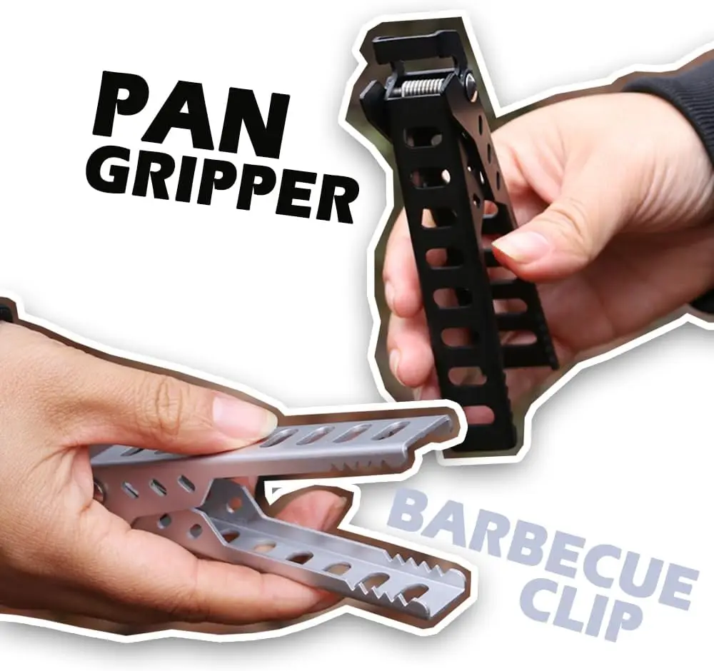 في الهواء الطلق مقاومة للحرارة وعاء القابض التخييم تجهيزات المطابخ اكسسوارات شواء ملقط كعكة ملقط الميكروويف الغذاء القابض ملقط طعام