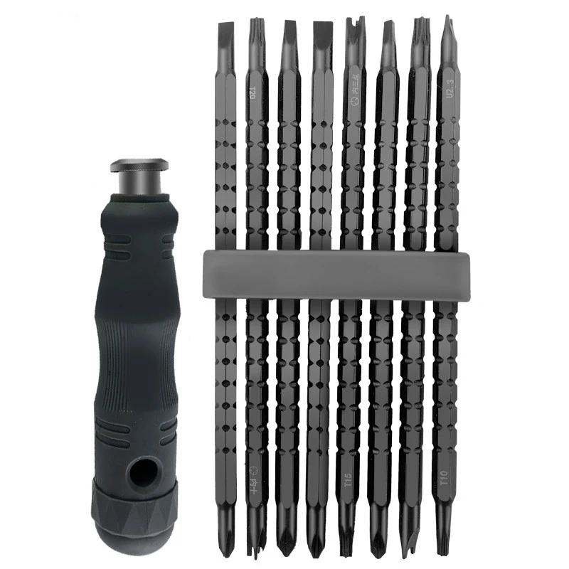 Imagem -06 - Torx Key Triangle Screwdriver Grupo em Forma Especial Parafuso Magnético Crv Aço de Liga Telescópica Xiaomi Repair Household Kit 17in 1