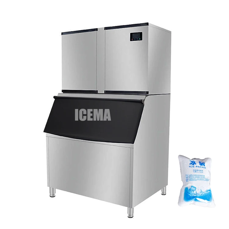 1000kg /24h l Ice Maker Machine 1Ton/24H Cube Ice Making Machine  Ice Machines for Sale