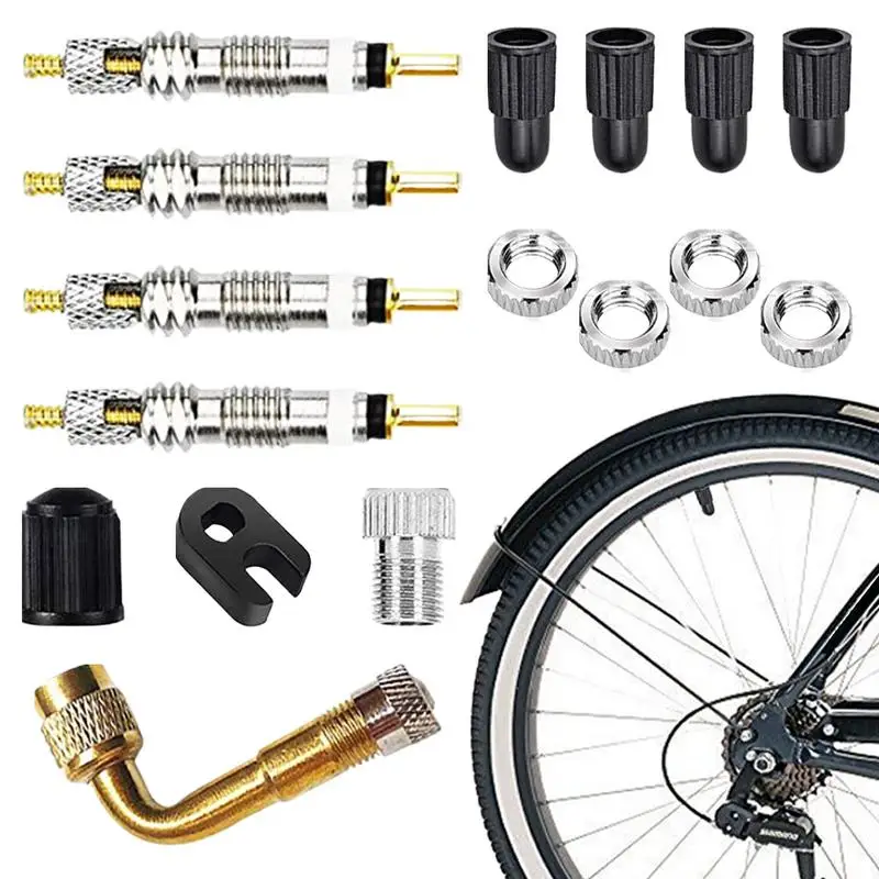 Riding Valve Core Tire Valve Cores Valve Cores Replacement Valve Repair Tool No-Leak Replacement For Tubeless Riding Tires