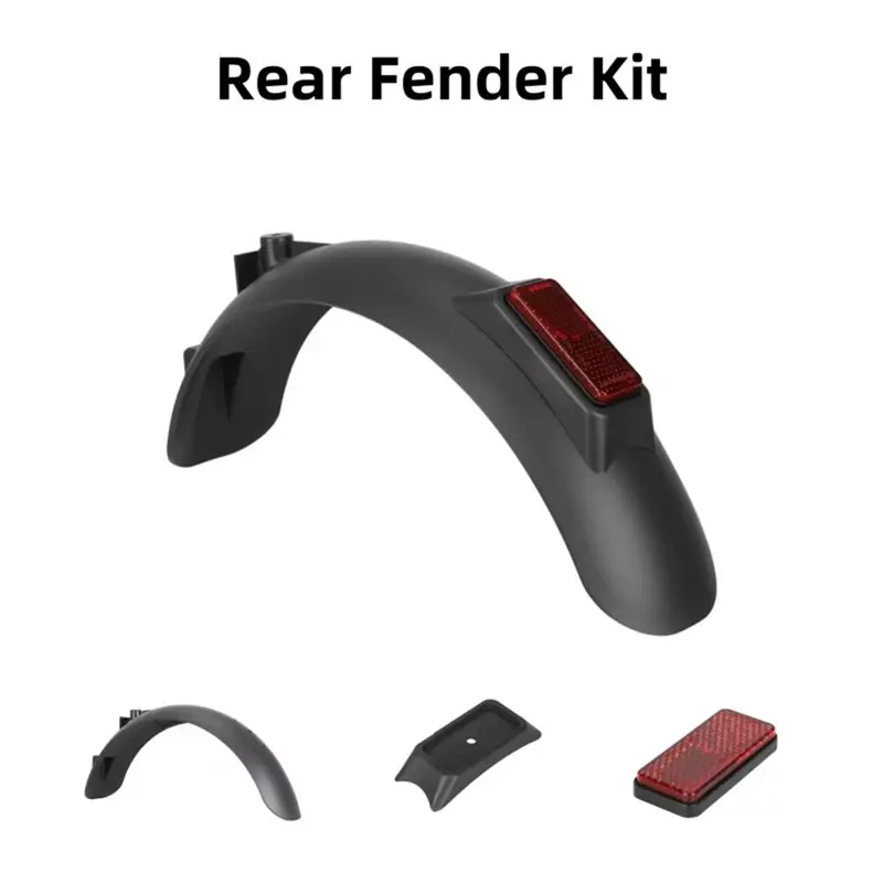 Mudguard Kit With Reflector For Xiaomi For 4 Lite 2Nd Generation Electric Scooter Rear Fender Parts Accessories