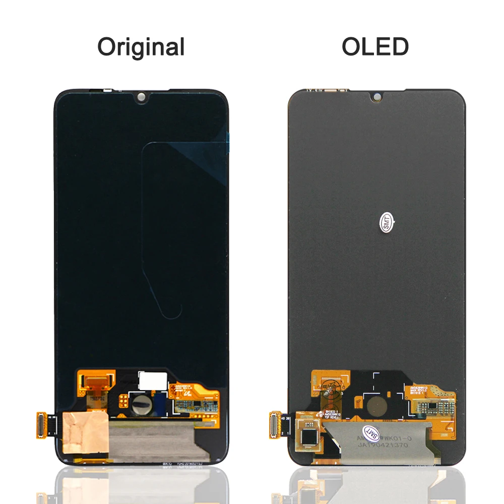 AMOLED Display For Xiaomi Mi 9 Lite LCD Display Touch Screen Digitizer Assembly With Frame For Xiaomi Mi CC9 Mi9 Lite