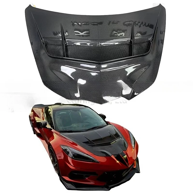 

Используется для обновления капота из углеродного волокна ForCorvette C8 с кованым рисунком.