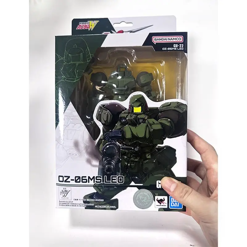 

Bandai Original Genuine GUNDAM UNIVERSE GU-22 OZ-06MS LEO Anime Action Figures Toys for Kids Gift Model