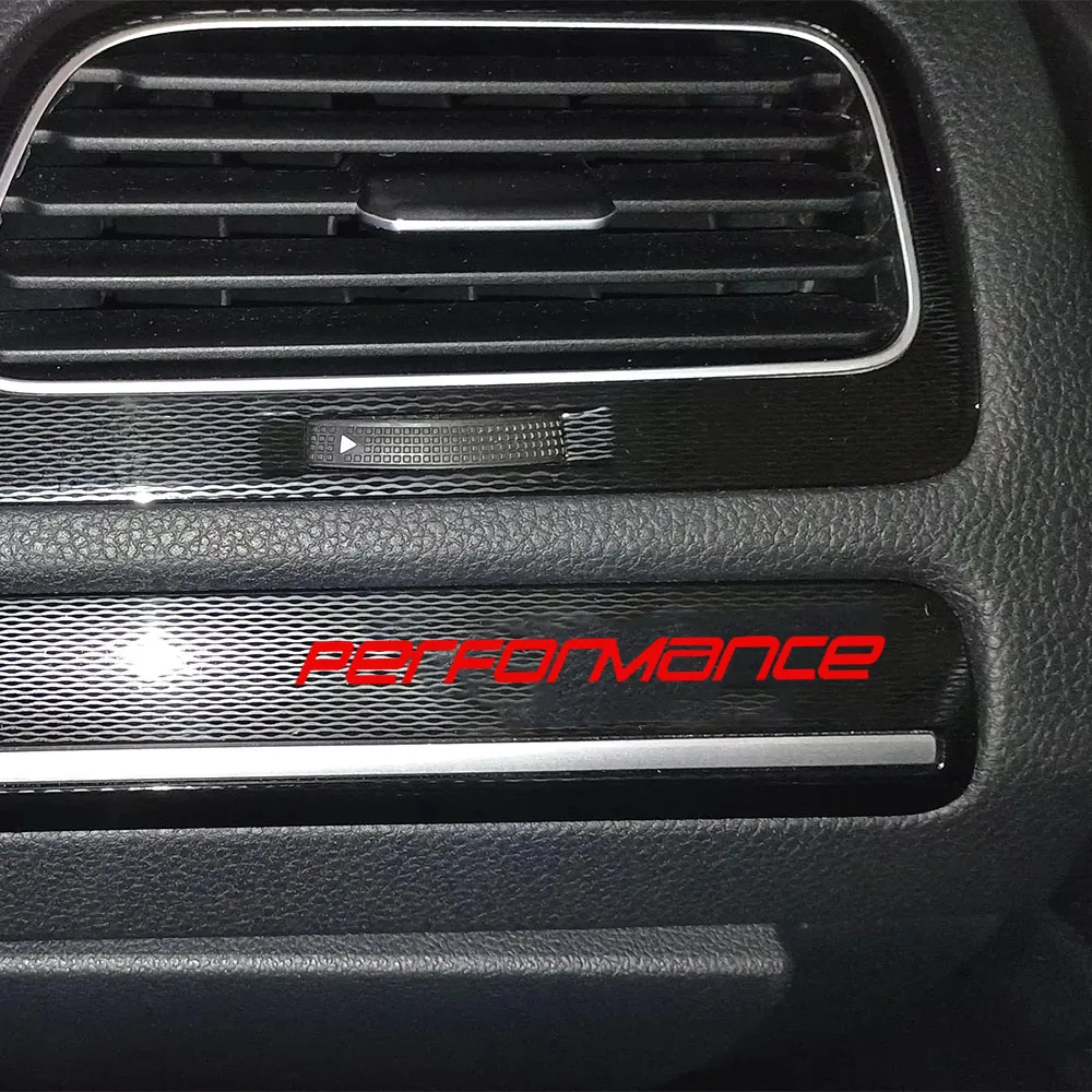 2pcs Performance Clubsport Car Window Car Interior Sticker For VW Golf6 Golf3 Golf4 MK6 MK7 MK5 MK4 MK3 mk8 GOLF8 R GTI