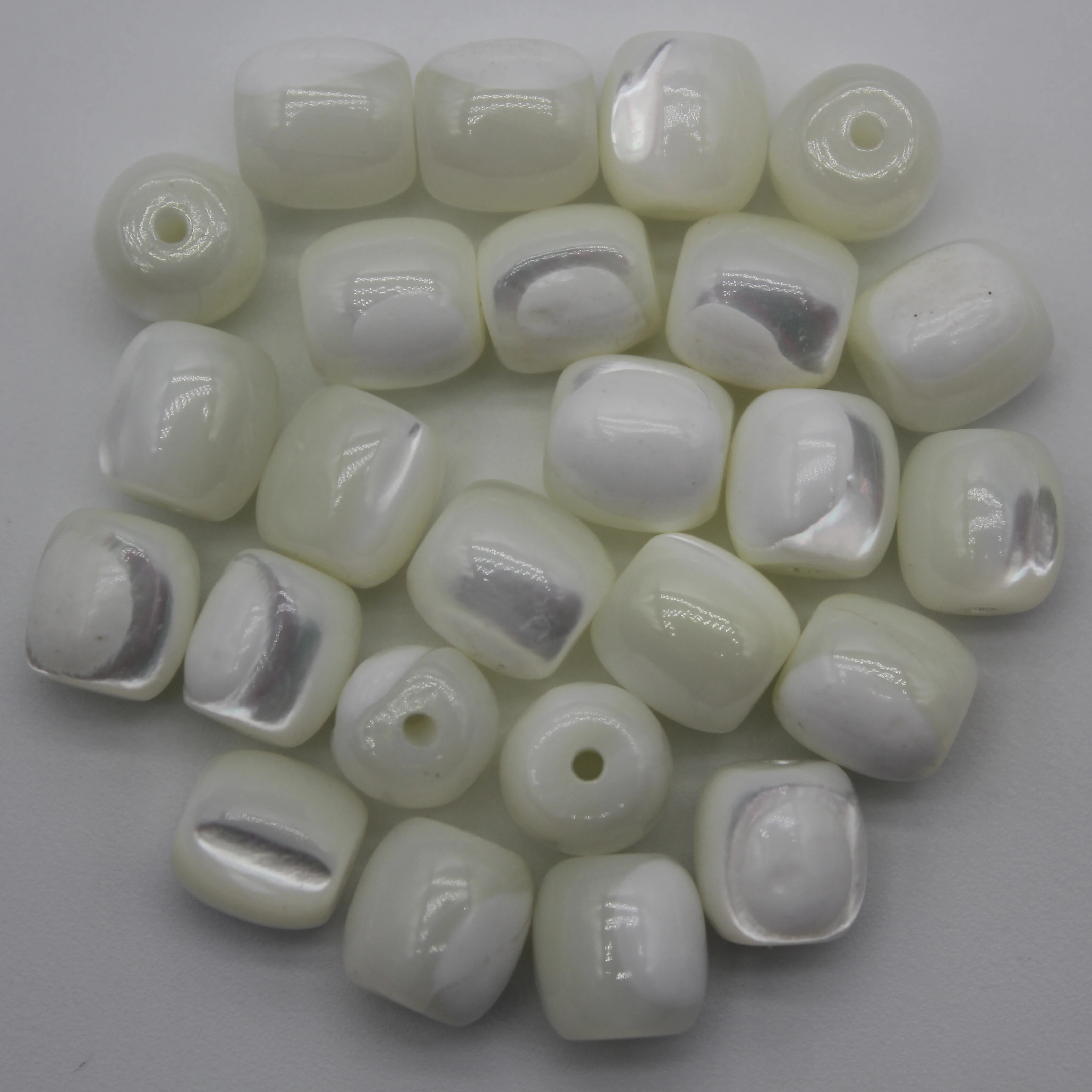 8mm Natural Shell Beads Seawater MOP Barrel Shaped Loose Spacer Bead For Jewelry Making DIY Necklace Earring Accessories 6mm 7mm