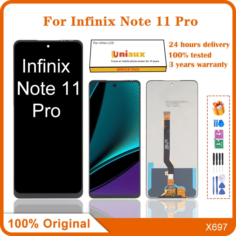 

For Infinix Note 11 Pro Mobile Phone LCD Screen Display assembly Touch Screen LCD Panel Replacement