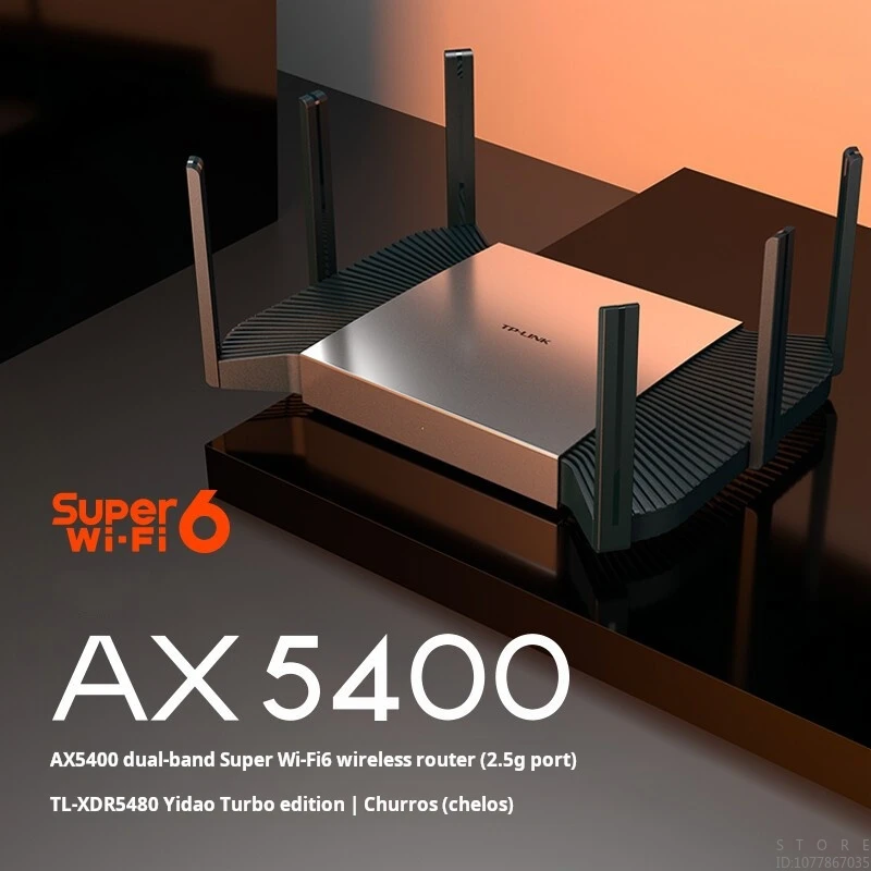 TP-LINK AX5400 двухдиапазонный супер Wi-Fi 6 беспроводной маршрутизатор (порт 2,5G), 4K QAM, 1*2,5G SFP, 4 порта полной гигабитной сети WLAN/LAN