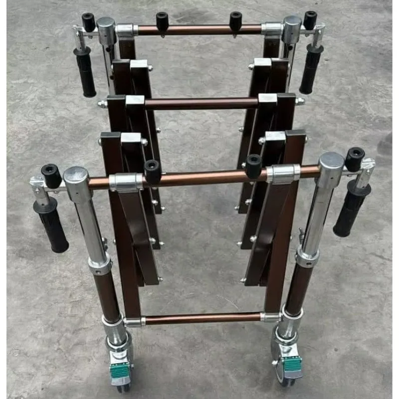 F-01Coffin Casket Trolley Durable Special Transportation Car Funeral Church Truck For Sale Foldable Aluminum Alloy Wholesale